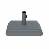 Us Weight Umbrella Base with Stem, 40 lbs, Grey FUB41G